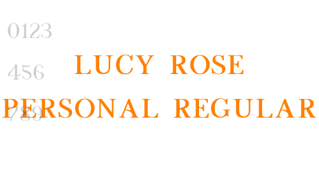 Lucy Rose PERSONAL Regular