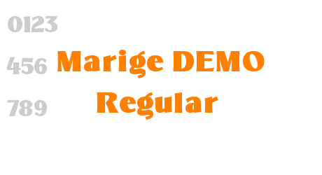 Marige DEMO Regular