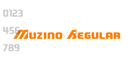 Muzino Regular