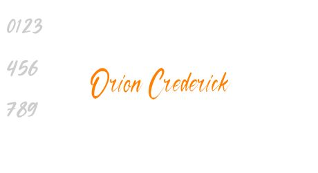 Orion Crederick