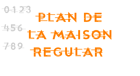 Plan De La Maison Regular