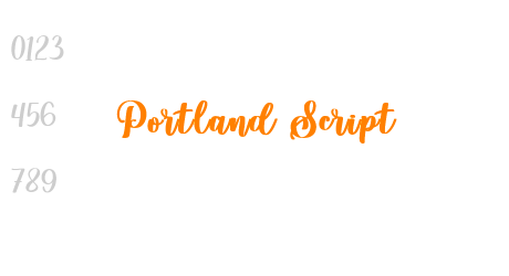 Portland Script