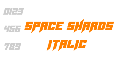 Space Shards Italic