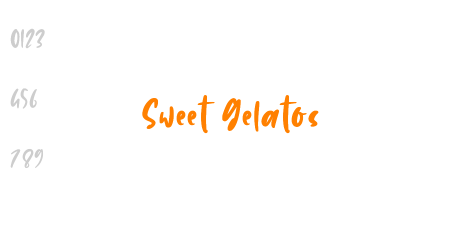 Sweet Gelatos