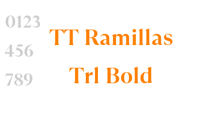 TT Ramillas Trl Bold