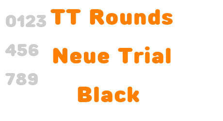 TT Rounds Neue Trial Black