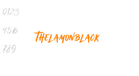 Thelamonblack