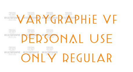 Varygraphie VF PERSONAL USE ONLY Regular