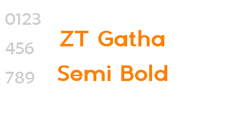 ZT Gatha Semi Bold