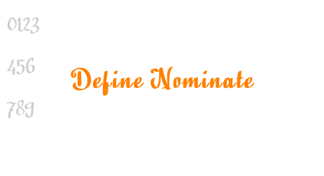 Define Nominate