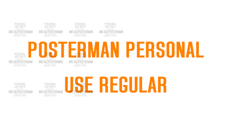 Posterman PERSONAL USE Regular
