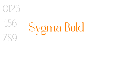 Sygma Bold