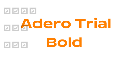 Adero Trial Bold