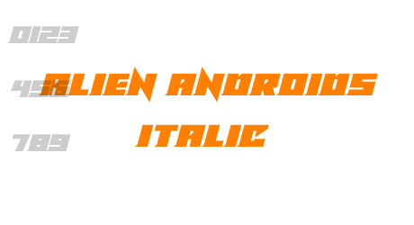 Alien Androids Italic