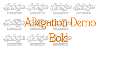 Allegation Demo Bold
