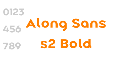 Along Sans s2 Bold