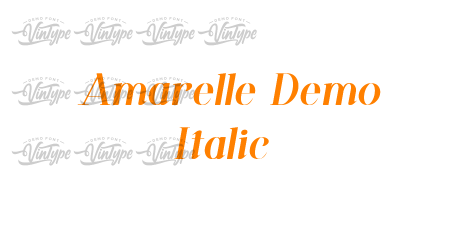 Amarelle Demo Italic