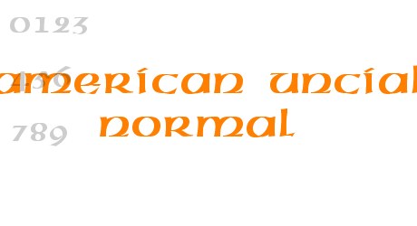American Uncial Normal