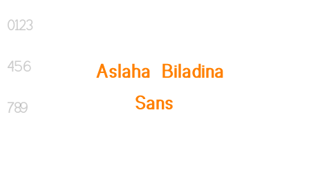 Aslaha Biladina Sans