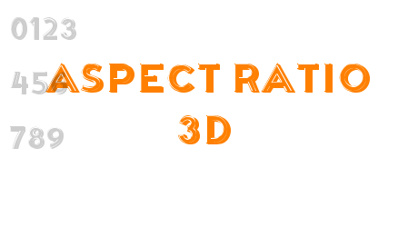 Aspect Ratio 3D