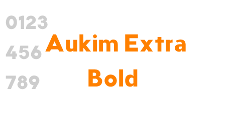 Aukim Extra Bold