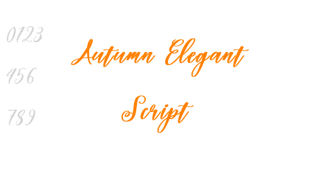 Autumn Elegant Script