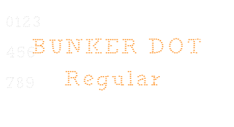 BUNKER DOT Regular