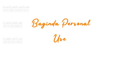Baginda Personal Use