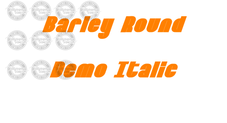 Barley Round Demo Italic