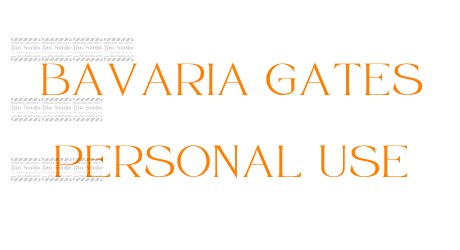 Bavaria Gates personal use