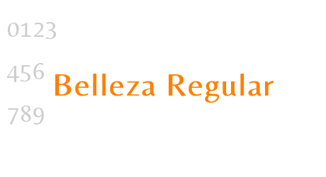 Belleza Regular