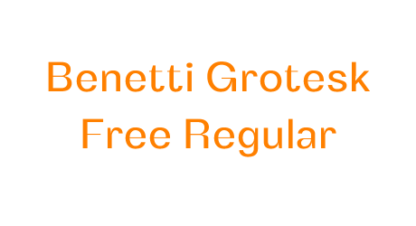 Benetti Grotesk Free Regular