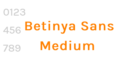 Betinya Sans Medium