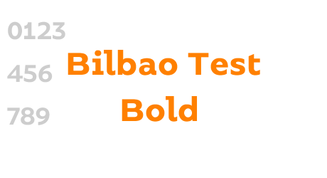 Bilbao Test Bold