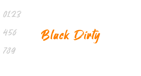 Black Dirty