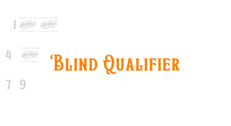 Blind Qualifier