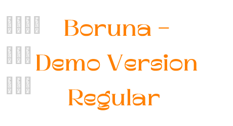 Boruna – Demo Version Regular