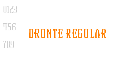 Bronte Regular