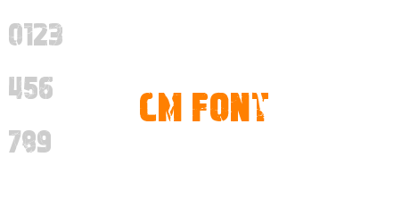 CM Font