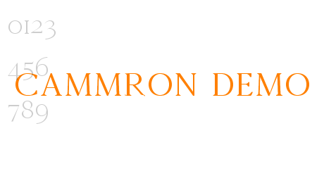 Cammron Demo