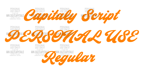Capitaly Script PERSONAL USE Regular