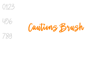 Cautions Brush