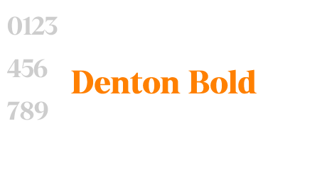 Denton Bold