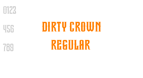 Dirty Crown Regular