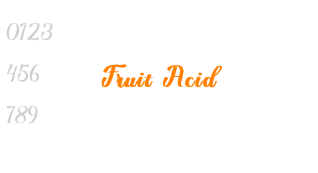 Fruit Acid