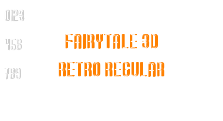 Fairytale 3D Retro Regular