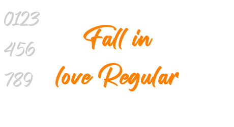 Fall in love Regular