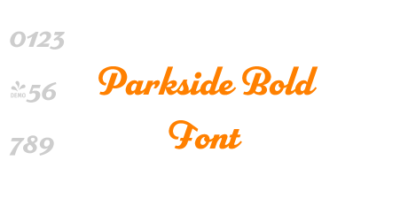 Parkside Bold Font