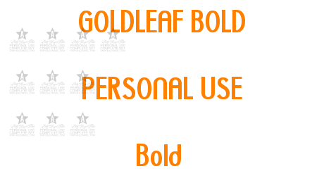 GOLDLEAF BOLD PERSONAL USE Bold