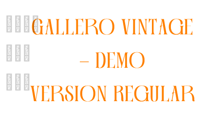 Gallero Vintage – Demo Version Regular